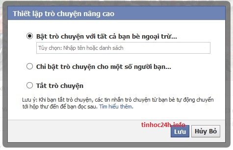 an chat facebook