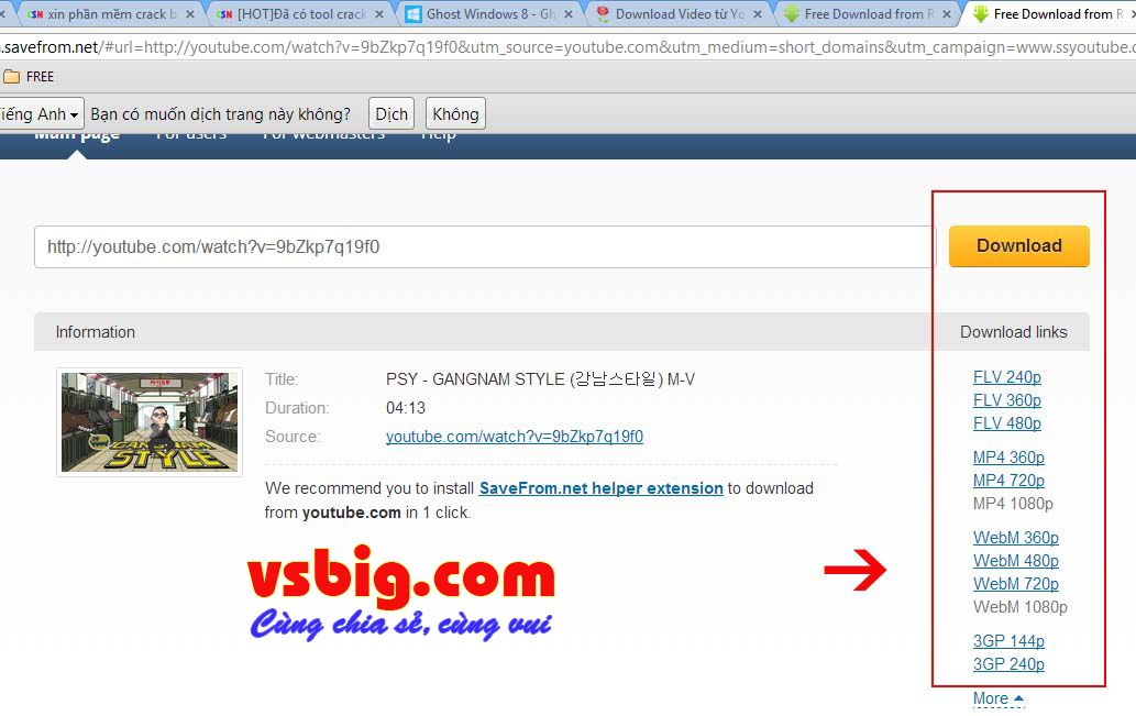 tai video tu youtube