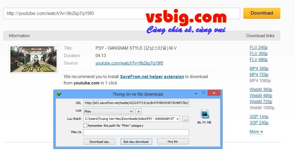 tai video nhanh nhat bang dien thoai